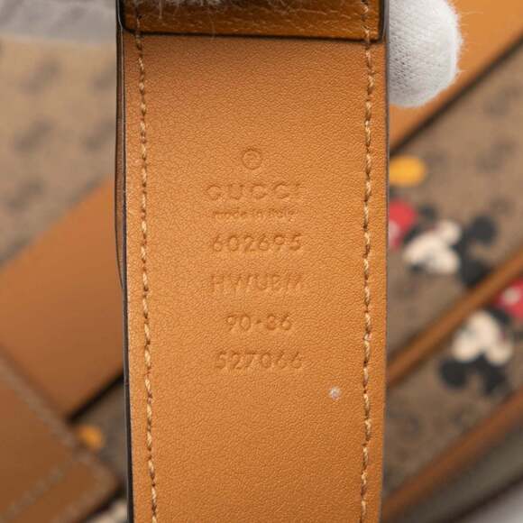 Gucci x Disney Mickey Mouse GG Supreme Body Bag/Waist Bag 602695 Brown Multic... - Picture 7 of 7